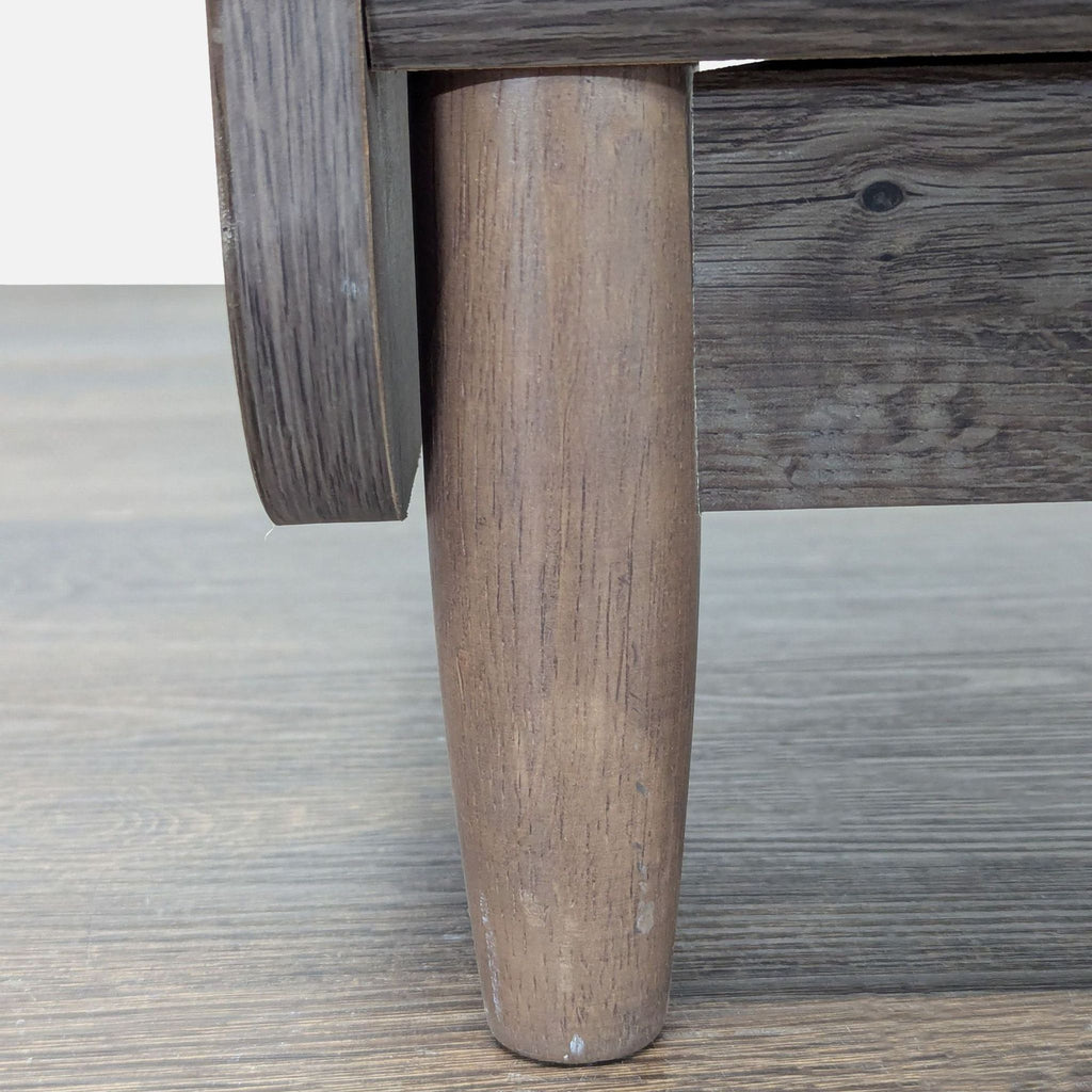 One Drawer Open Shelf Nightstand