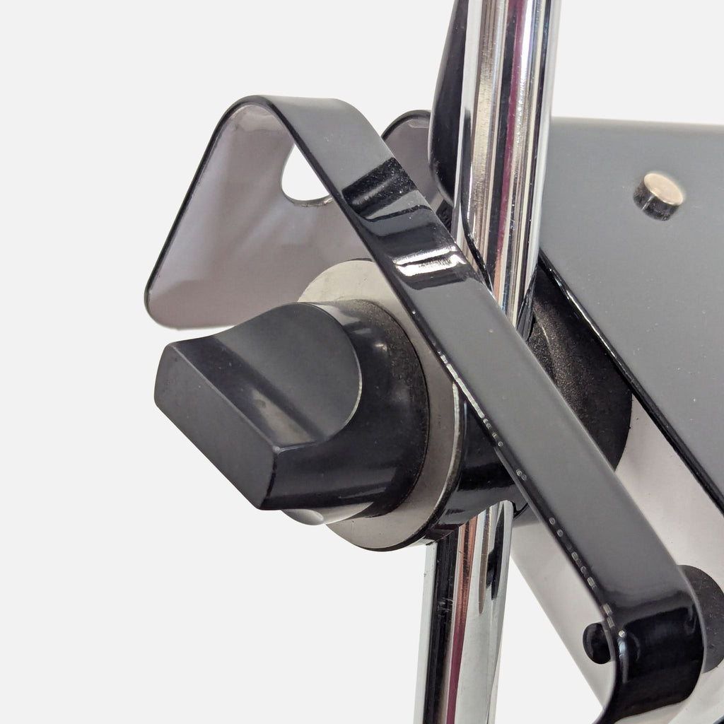 Joe Colombo for Oluce Vintage Chrome and Black Floor Lamp