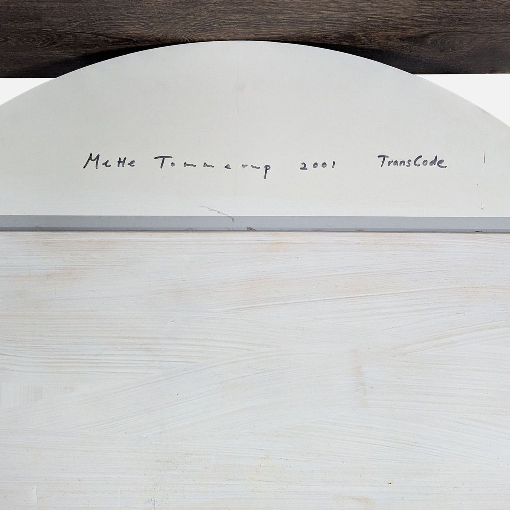 TransCode by Mette Tommerup, 2001 - Round Abstract Painting - Accepted Offer (27.27% discount)