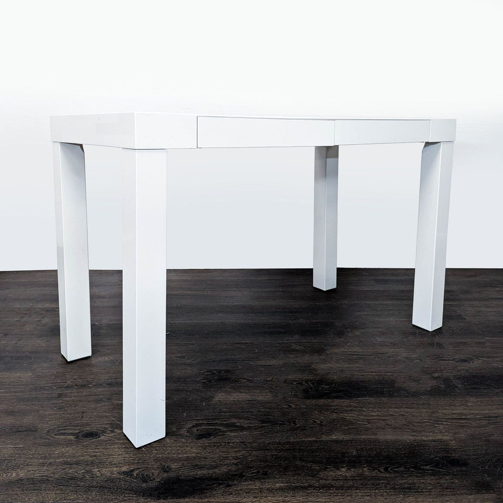 West Elm White Modern Desk with Sleek Minimalist Design - Accepted Offer (27.18% discount)