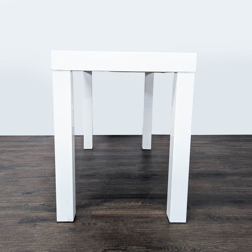 West Elm White Modern Desk with Sleek Minimalist Design - Accepted Offer (27.18% discount)