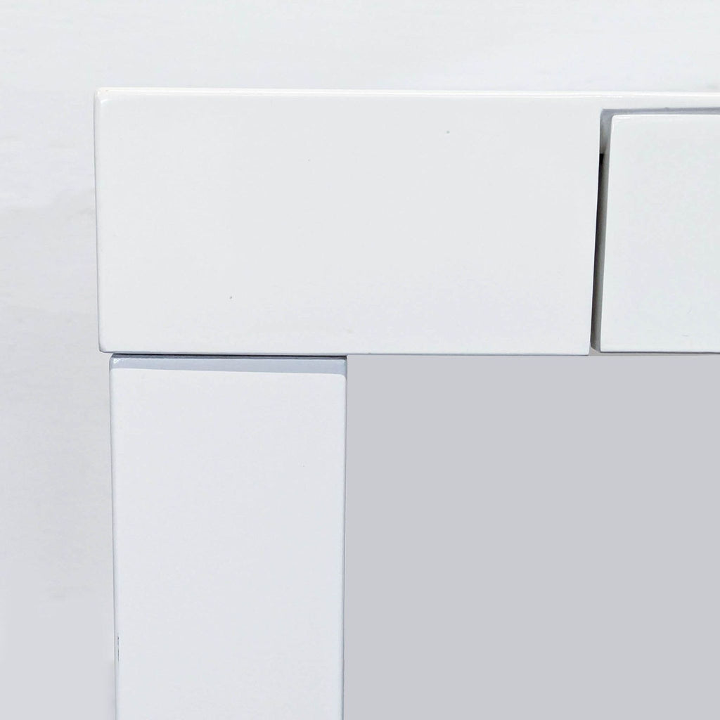 West Elm White Modern Desk with Sleek Minimalist Design - Accepted Offer (27.18% discount)