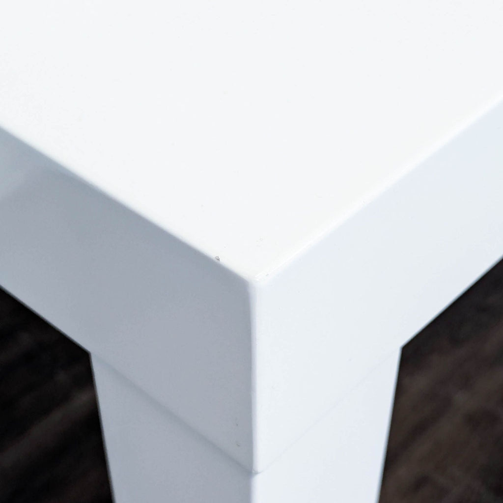 West Elm White Modern Desk with Sleek Minimalist Design - Accepted Offer (27.18% discount)