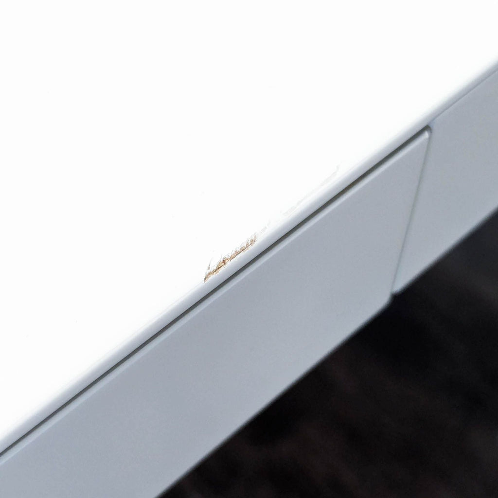 West Elm White Modern Desk with Sleek Minimalist Design - Accepted Offer (27.18% discount)