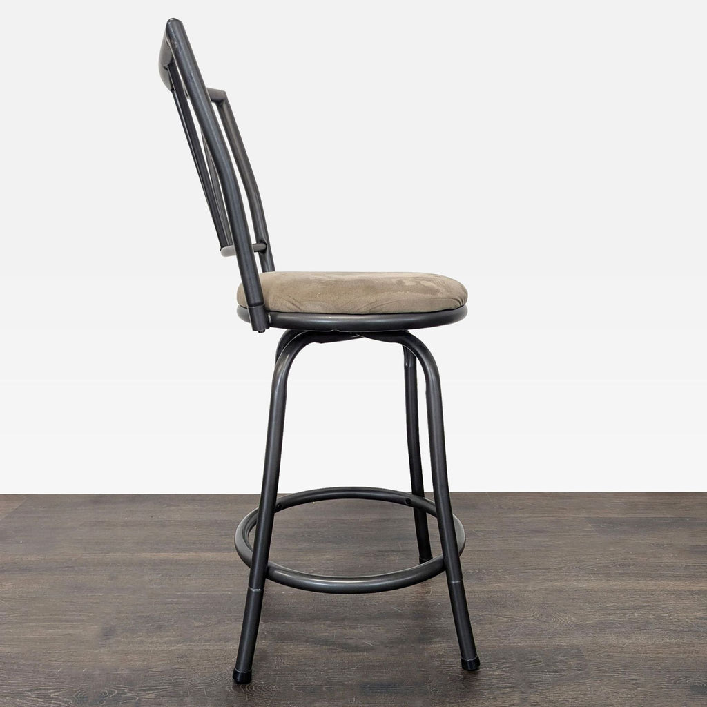 Contemporary upholstered swivel stool, perfect for dining areas in the Stools, Ottomans & Benches category.