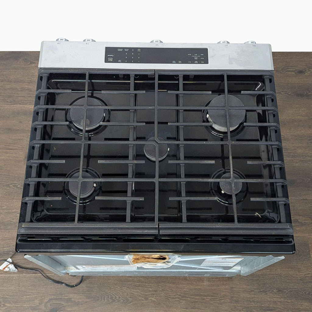 KitchenAid Stainless Steel Gas Range Oven with 5 Burners