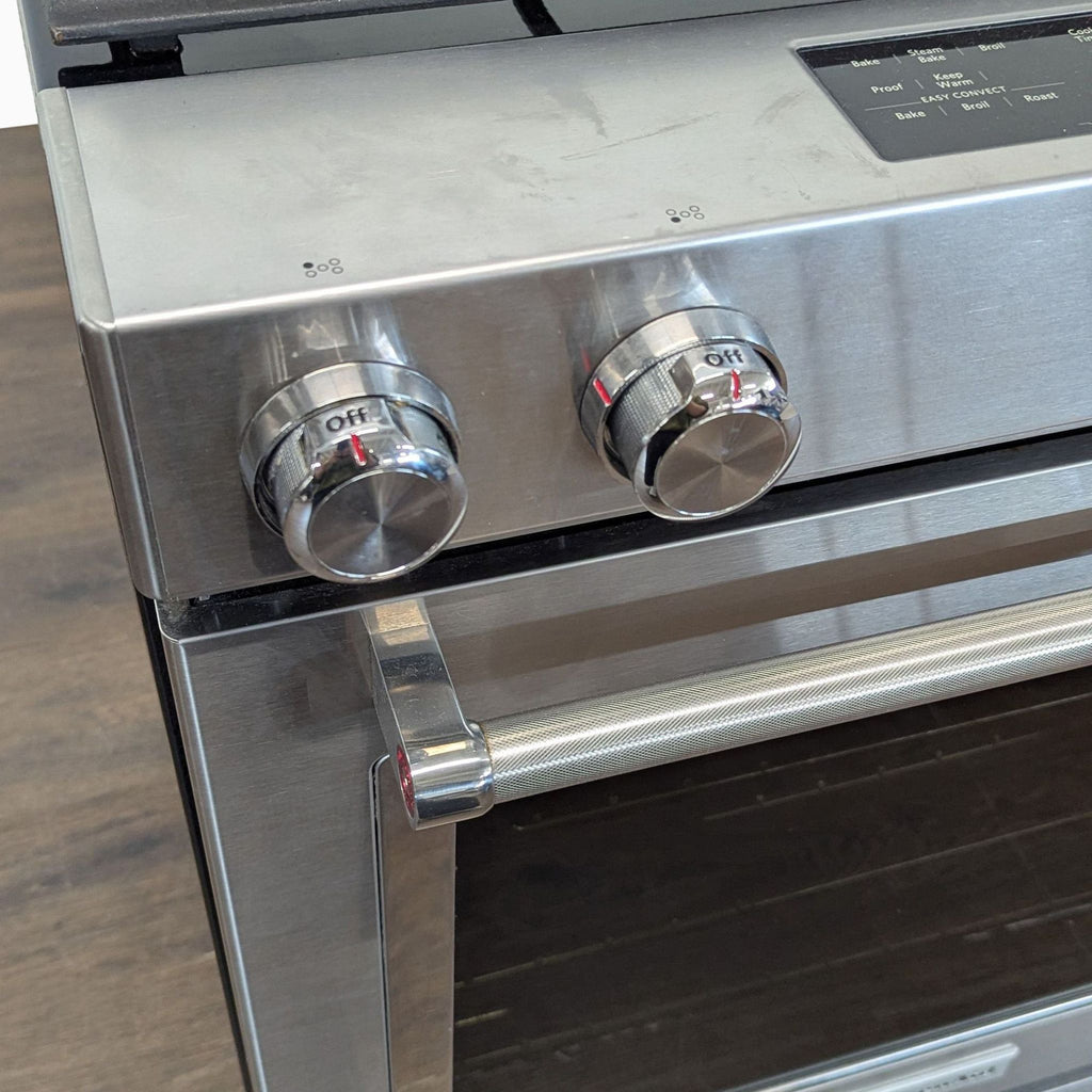 KitchenAid Stainless Steel Gas Range Oven with 5 Burners