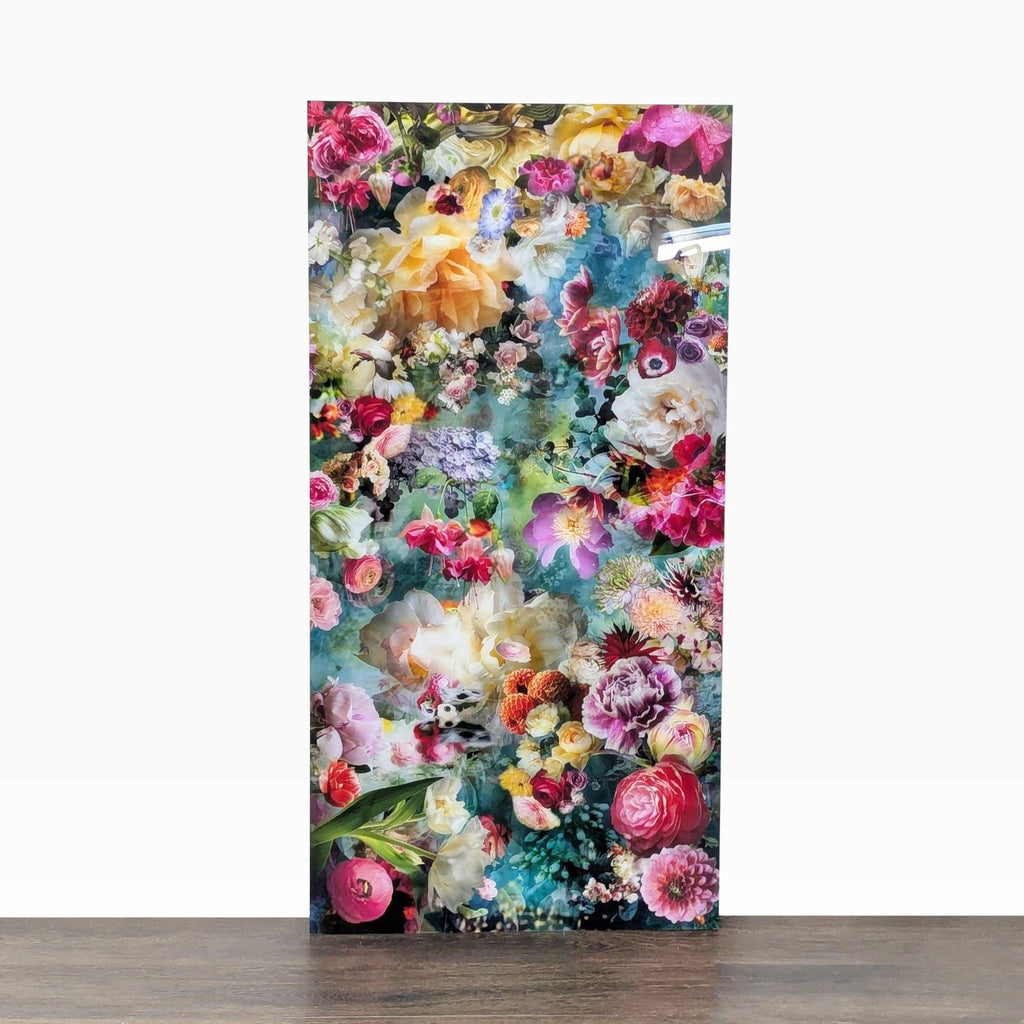 Limited-edition Isabelle Menin print featuring vibrant, layered floral collage in dreamy, colorful tones.