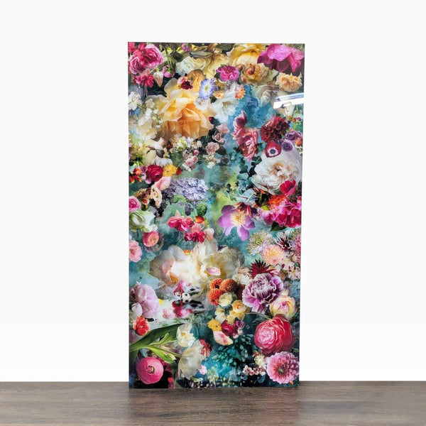 Limited-edition Isabelle Menin print featuring vibrant, layered floral collage in dreamy, colorful tones.