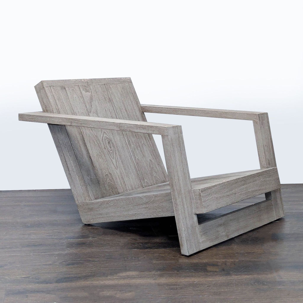 Restoration Hardware Weathered Teak Modern Outdoor Chair - Accepted Offer (23.33% discount)