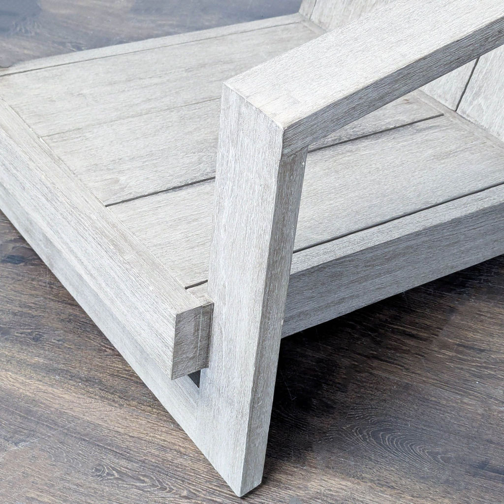 Restoration Hardware Weathered Teak Modern Outdoor Chair - Accepted Offer (23.33% discount)