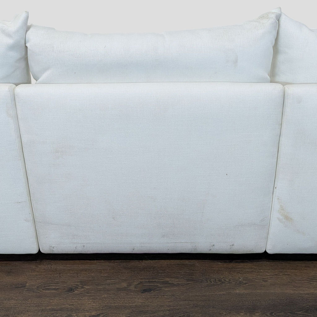 Maiden Home 3-Seat Sofa in White Upholstery