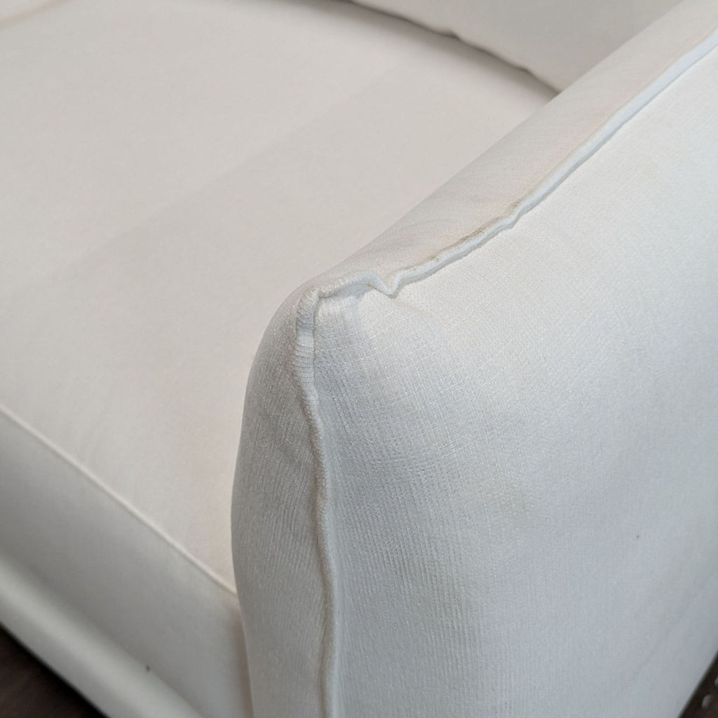 Maiden Home 3-Seat Sofa in White Upholstery