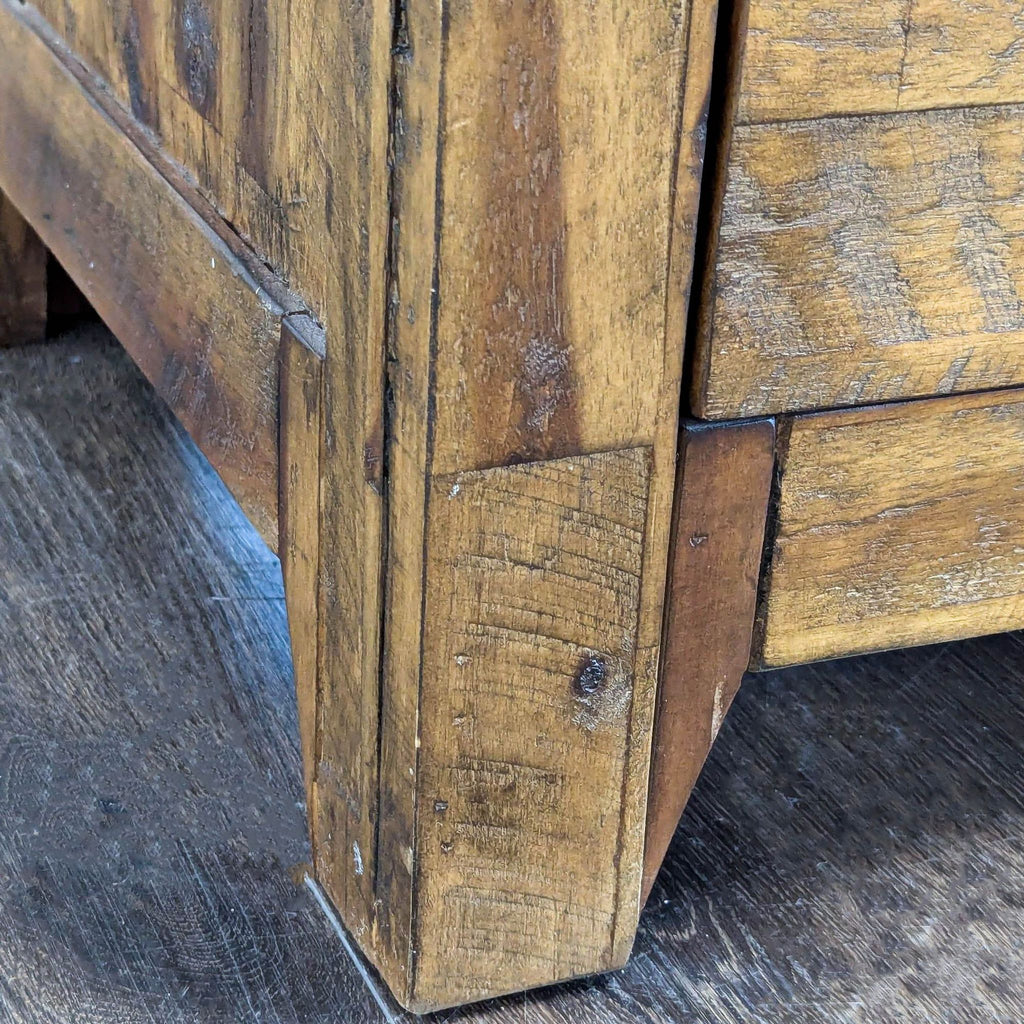 Magnussen River Ridge Rustic 6-Drawer Dresser with Metal Handles