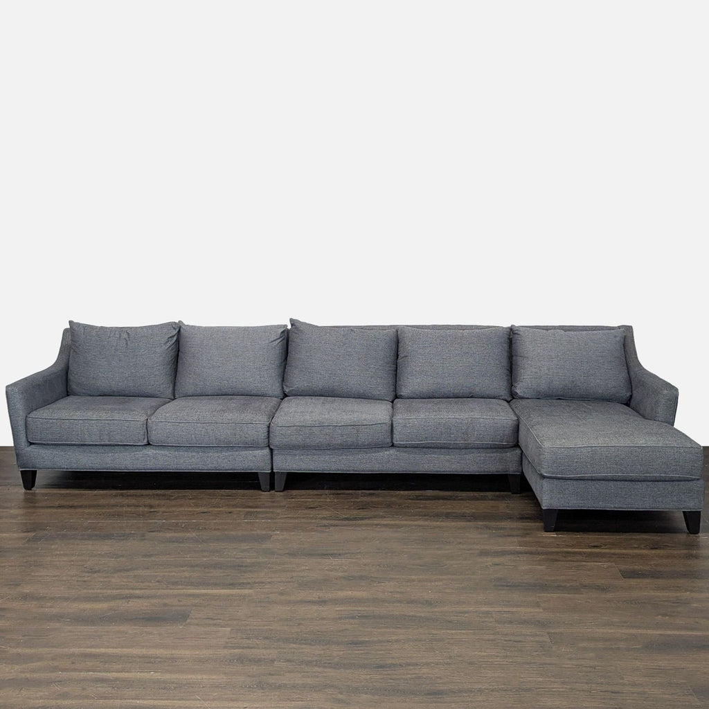 Modern Gray 5-Seat Sectional Sofa with Chaise Lounge - Accepted Offer (0.00% discount)