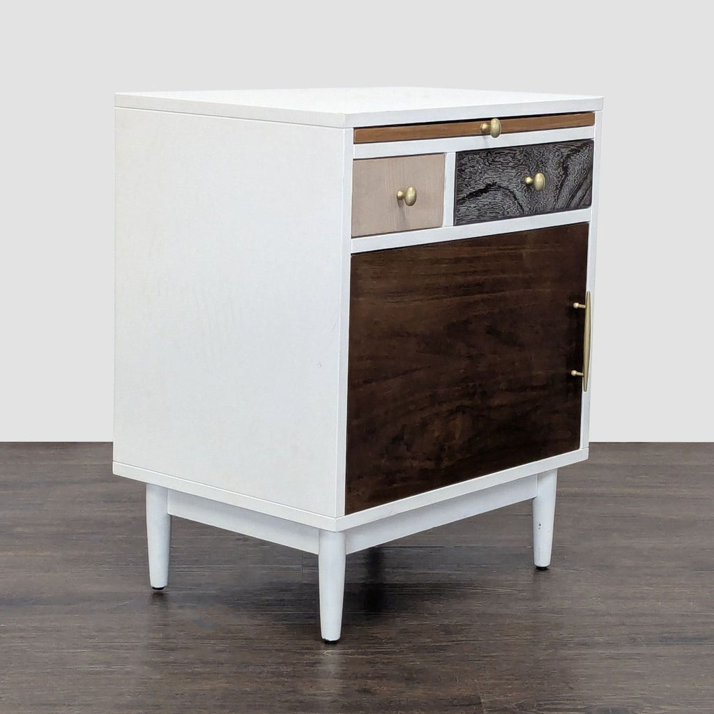 West Elm Two Drawer Nightstand