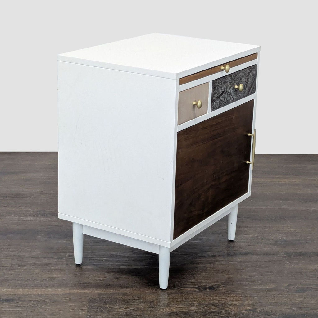 West Elm Two Drawer Nightstand