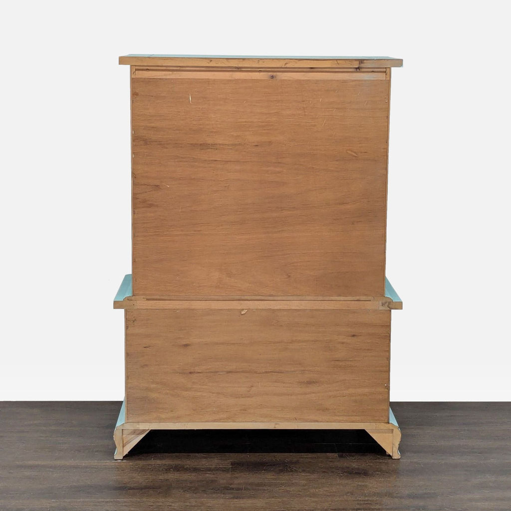 Sumter Blue Classic 6-Drawer Dresser with Brass Handles