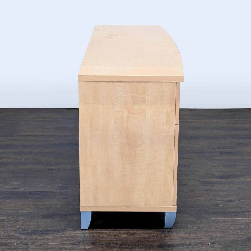 Alf Italia Contemporary 6-Drawer Geometric Wood Dresser