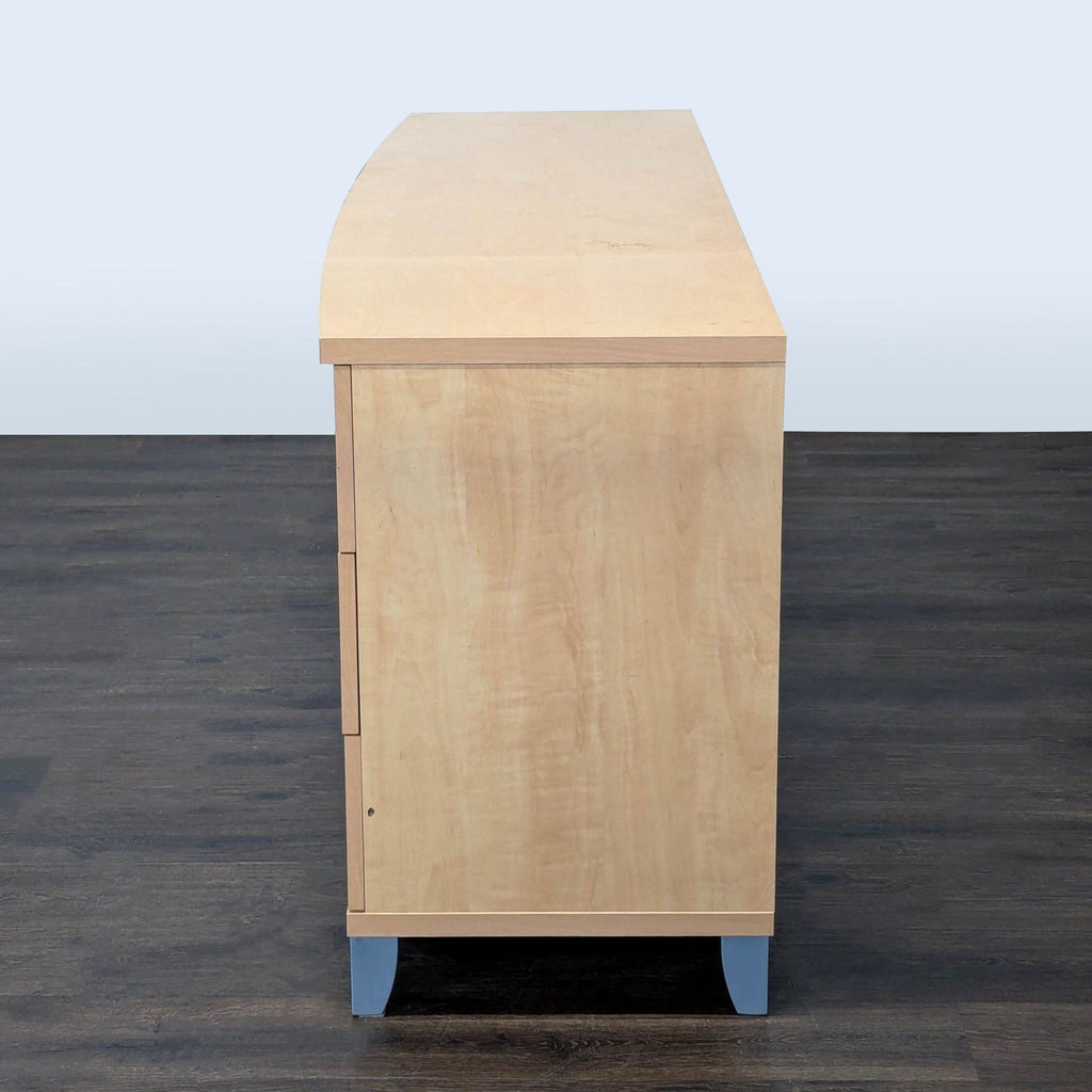 Alf Italia Contemporary 6-Drawer Geometric Wood Dresser