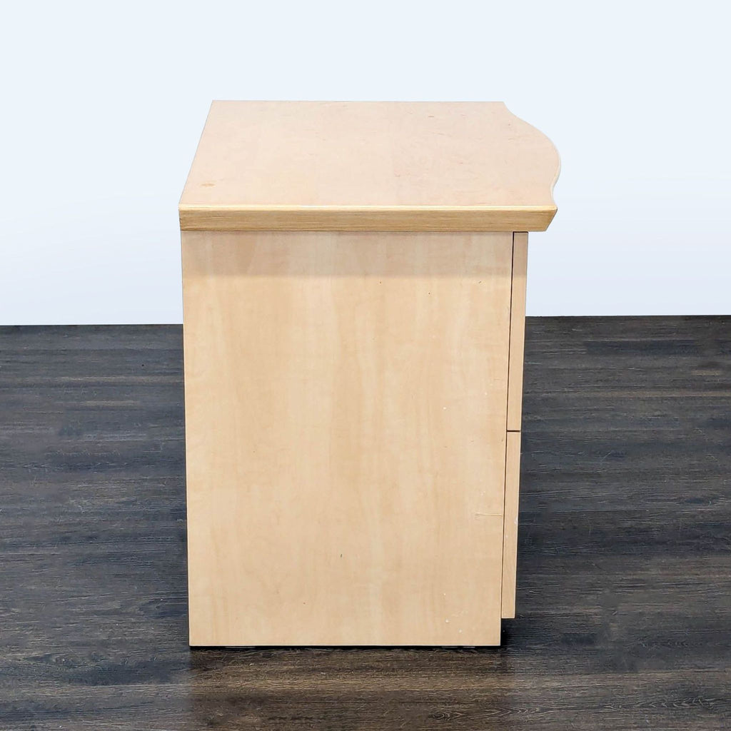 Alf Italia Two Drawer Two Tone Nightstand