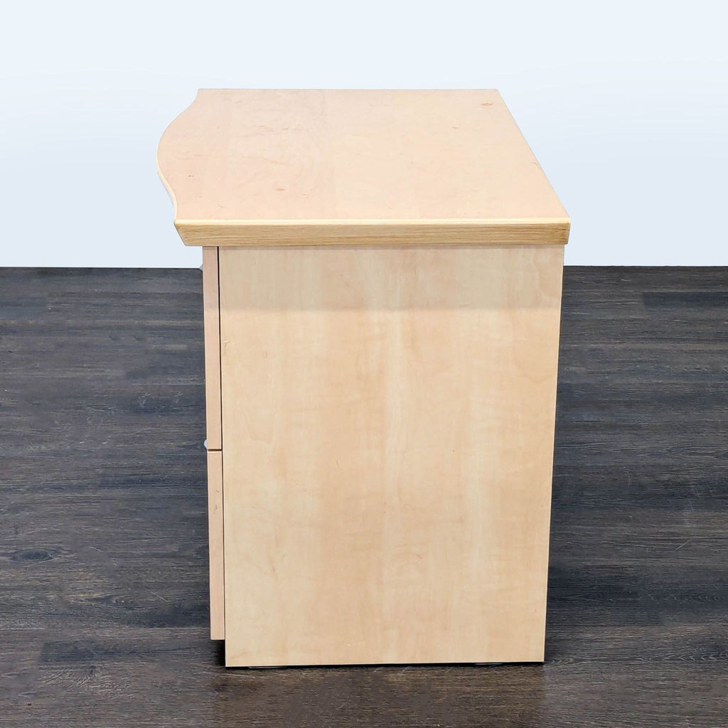 Alf Italia Two Drawer Two Tone Nightstand
