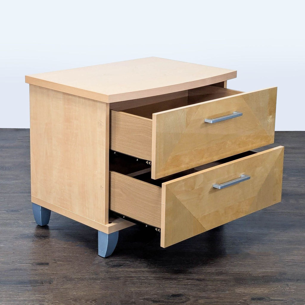 Alf Italia Two Tone Two Drawer Nightstand
