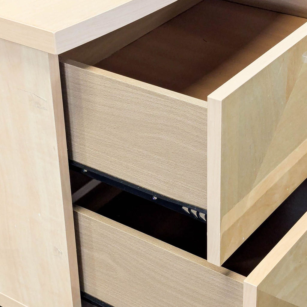 Alf Italia Two Tone Two Drawer Nightstand
