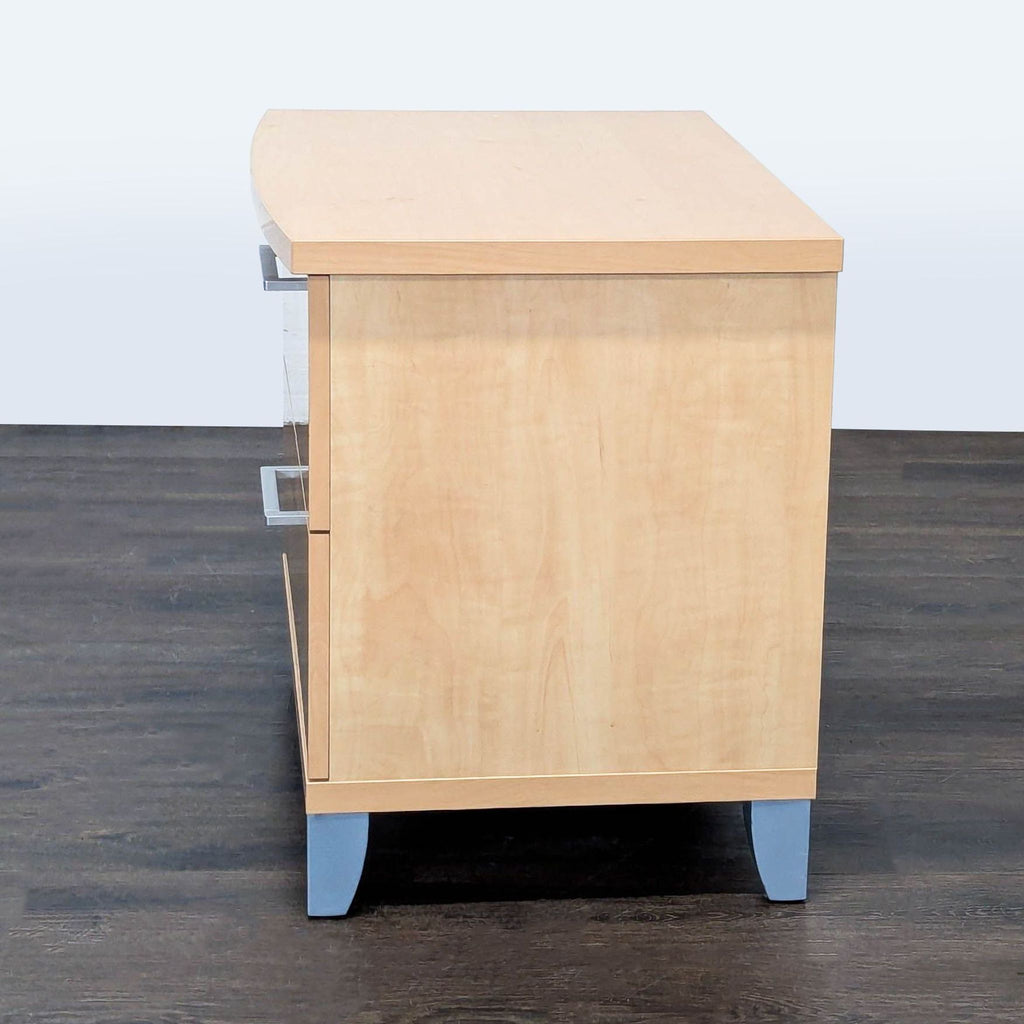 Alf Italia Two Tone Two Drawer Nightstand
