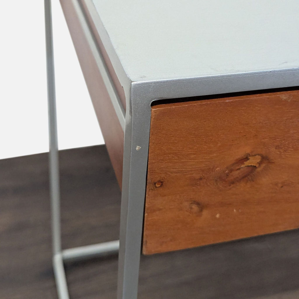 CB2 One Drawer End Table