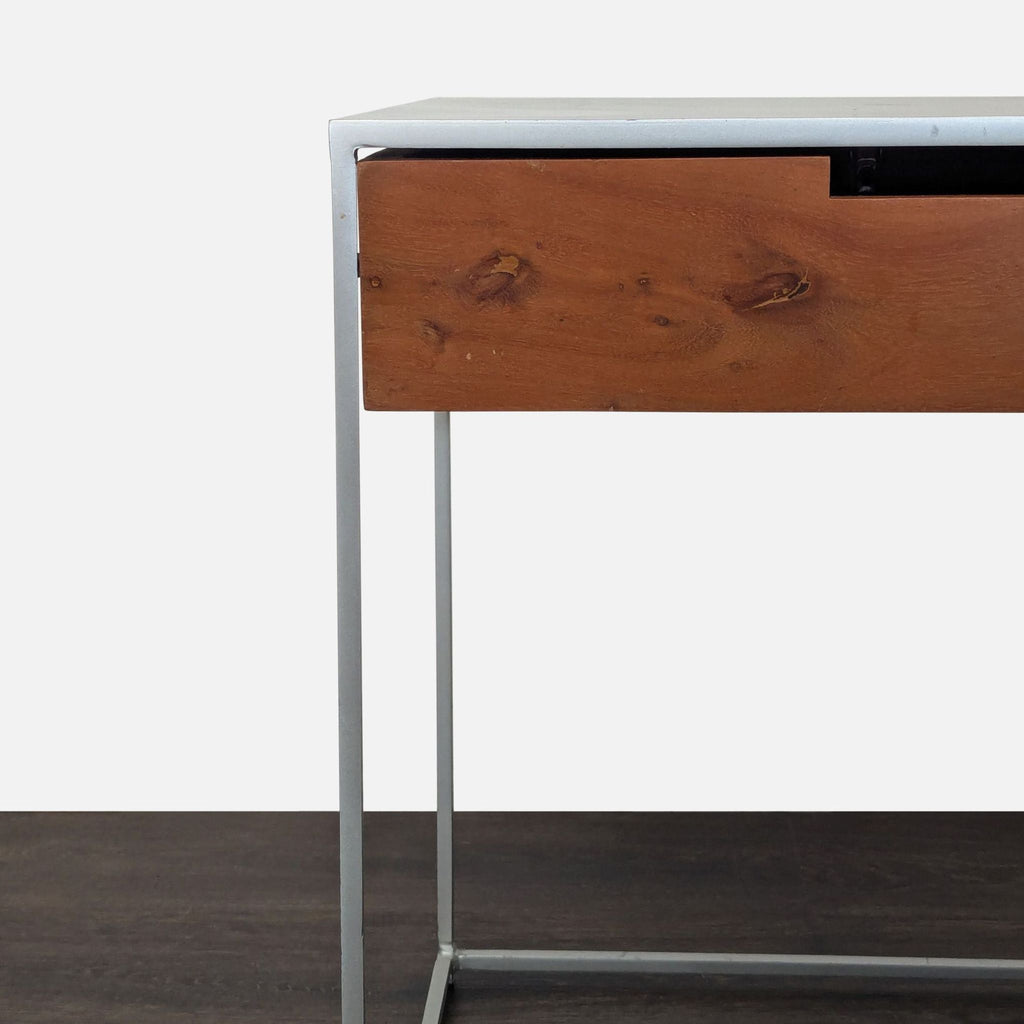 CB2 One Drawer End Table