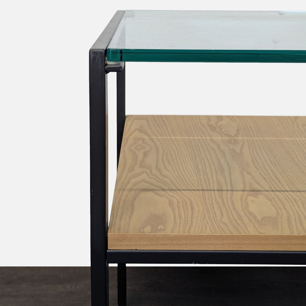 Two Tier Metal End Table