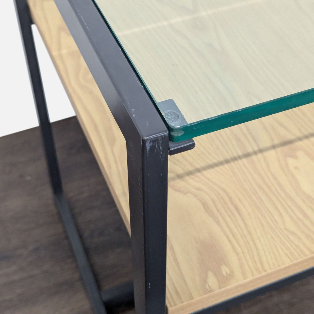 Two Tier Metal End Table