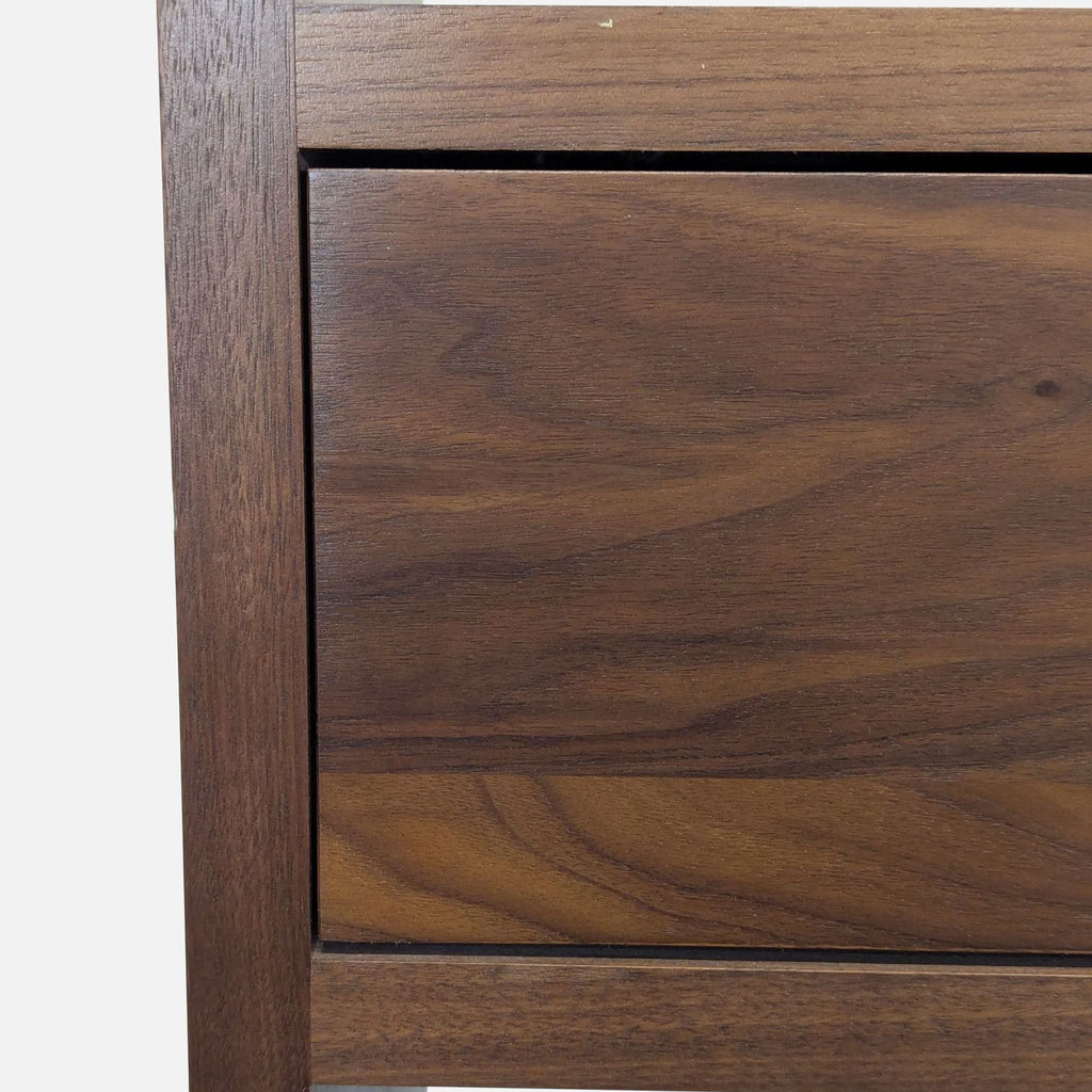 Room & Board Two Drawer Wood Console Table