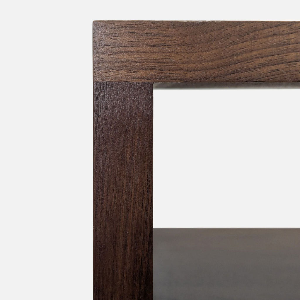 Room & Board Two Drawer Wood Console Table