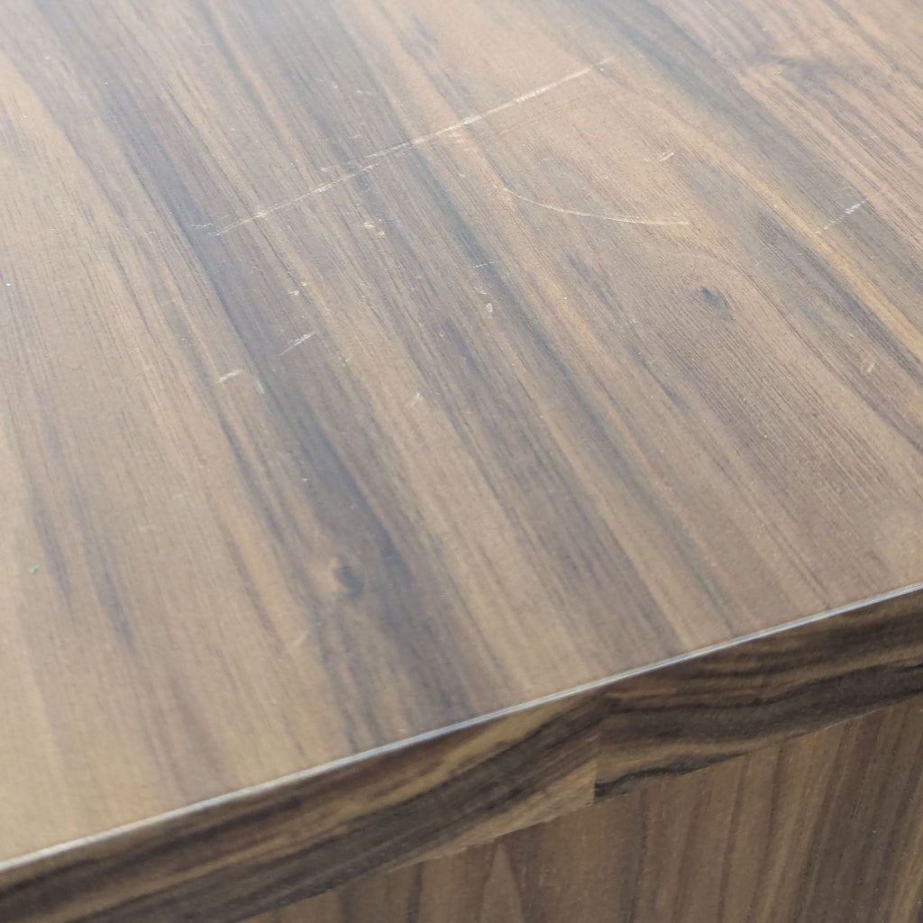 Room & Board Two Drawer Wood Console Table