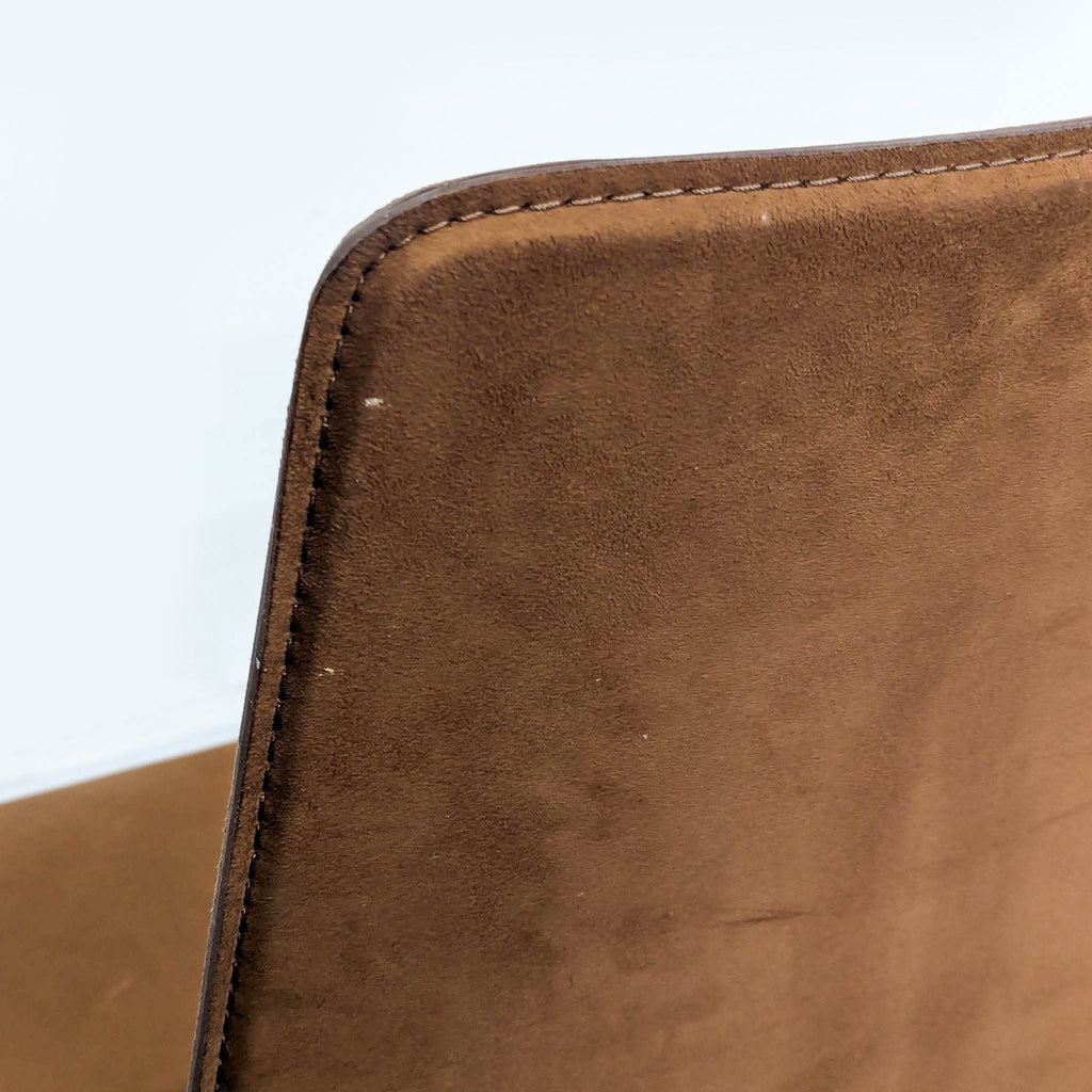 CB2 Leather/Suede Dining Chair on Chrome Frame - Accepted Offer (42.86% discount)