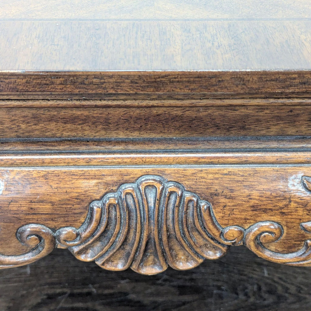 Vintage Drexel Heritage Carved Coffee Table