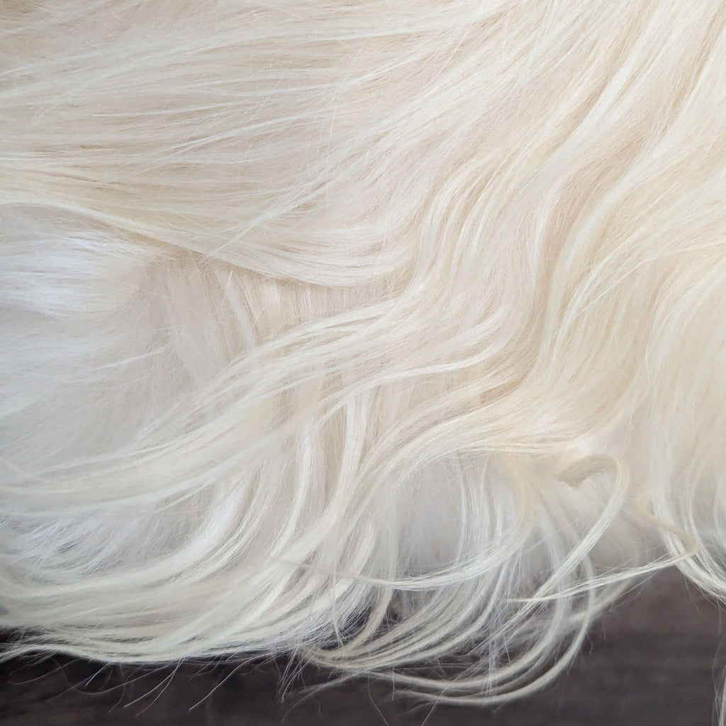 CB2 Sheepskin Stool
