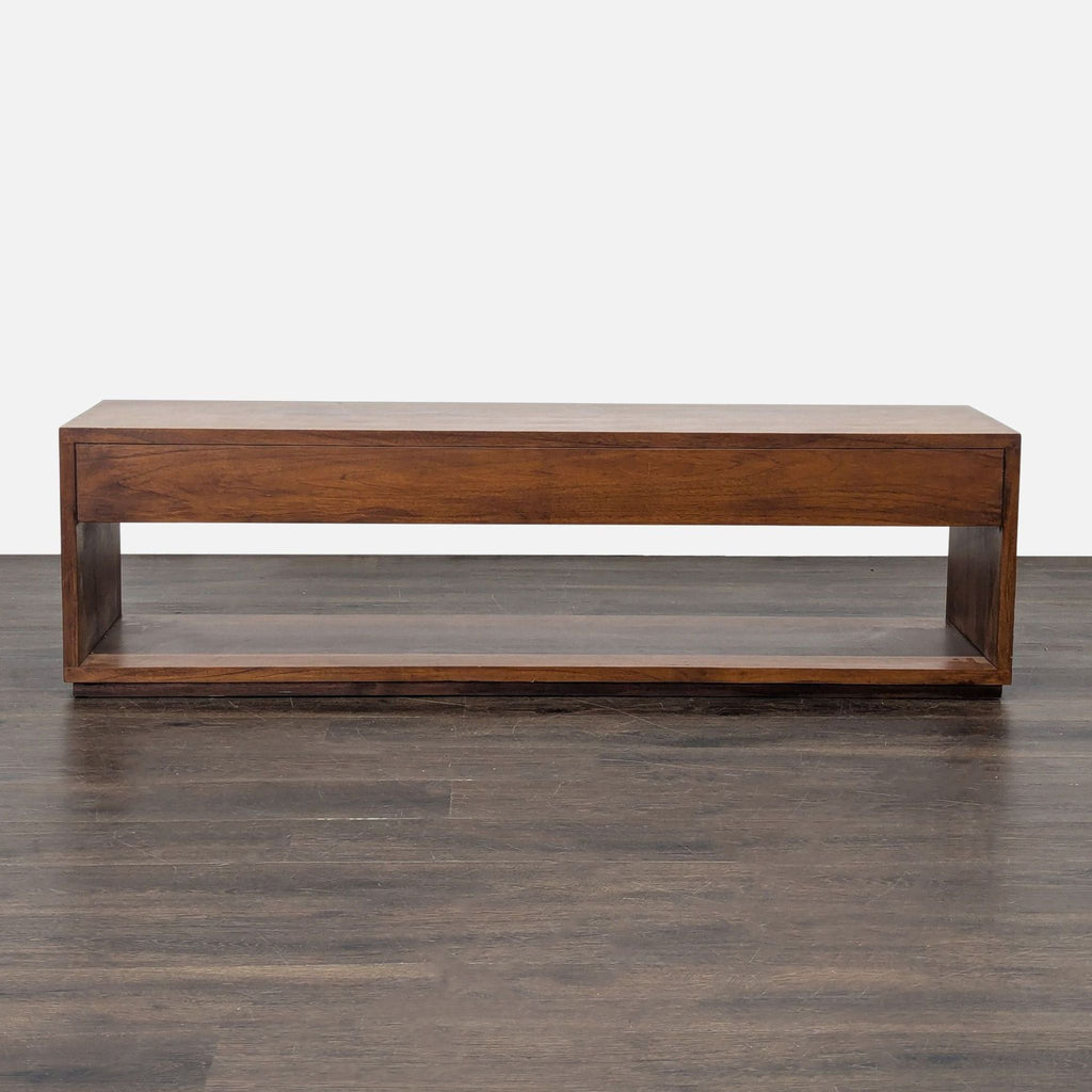 Crate & Barrel Two Drawer Storage Bench