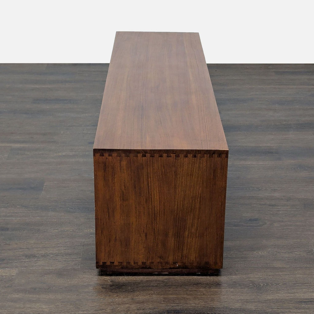 Crate & Barrel Two Drawer Storage Bench