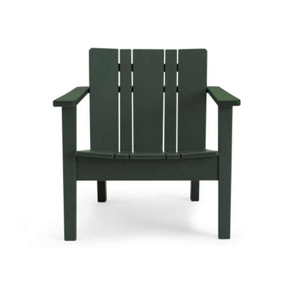 Neighbor Polywood Outdoor Adirondack Chair in Dark Green
