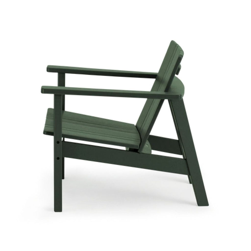 Neighbor Polywood Outdoor Adirondack Chair in Dark Green