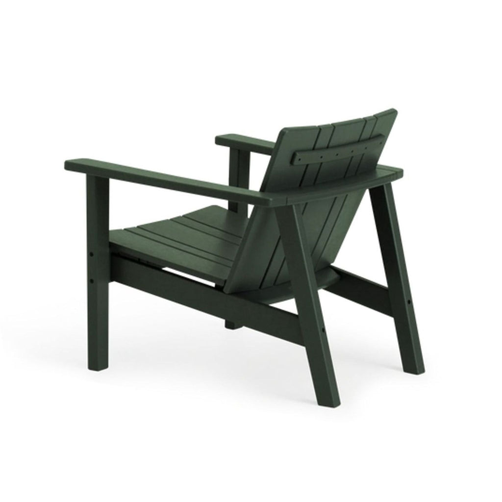 Neighbor Polywood Outdoor Adirondack Chair in Dark Green