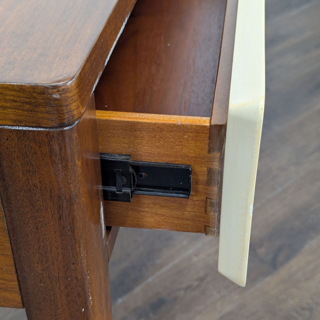 Two Drawer Wood Console Table