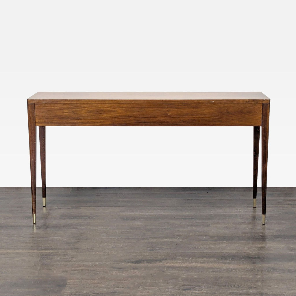 Two Drawer Wood Console Table