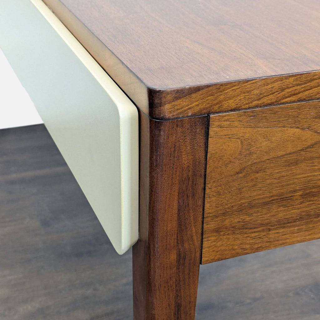 Two Drawer Wood Console Table