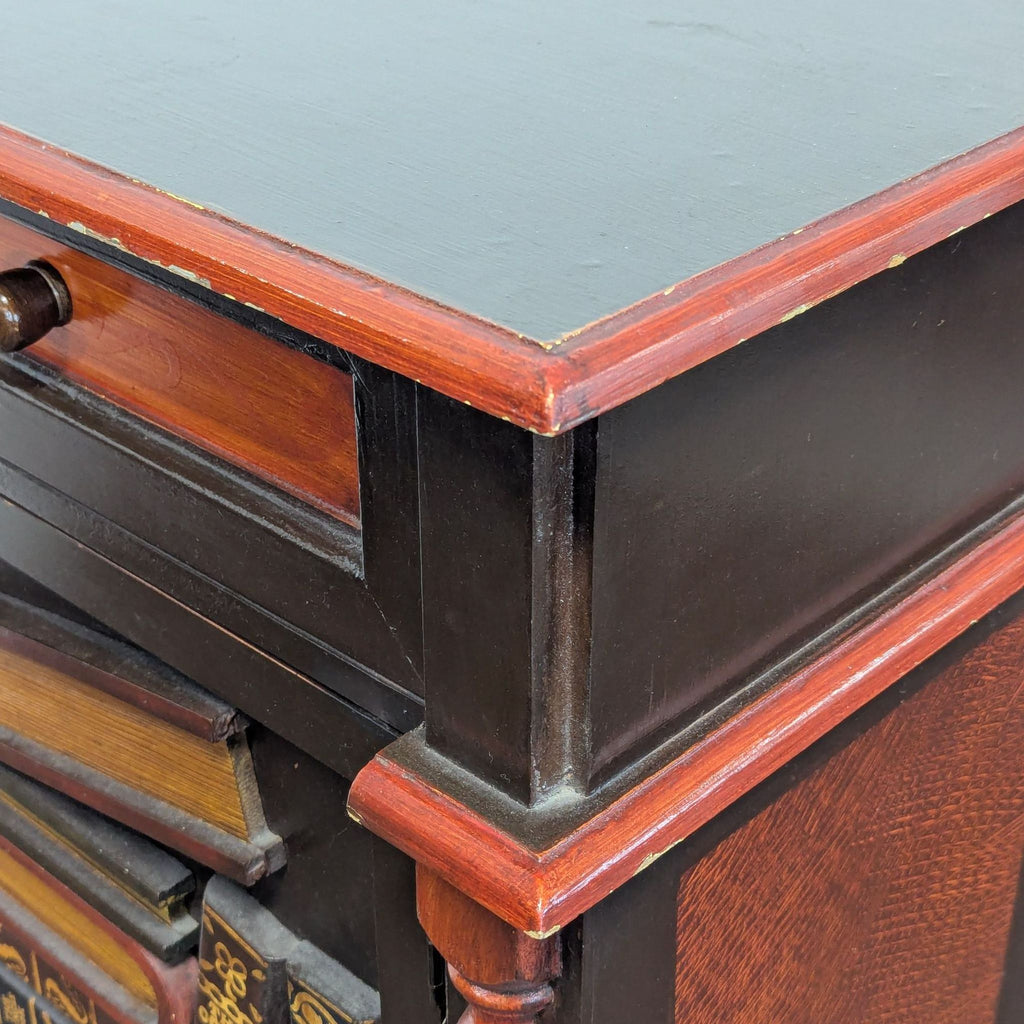 Faux Book Front Cabinet