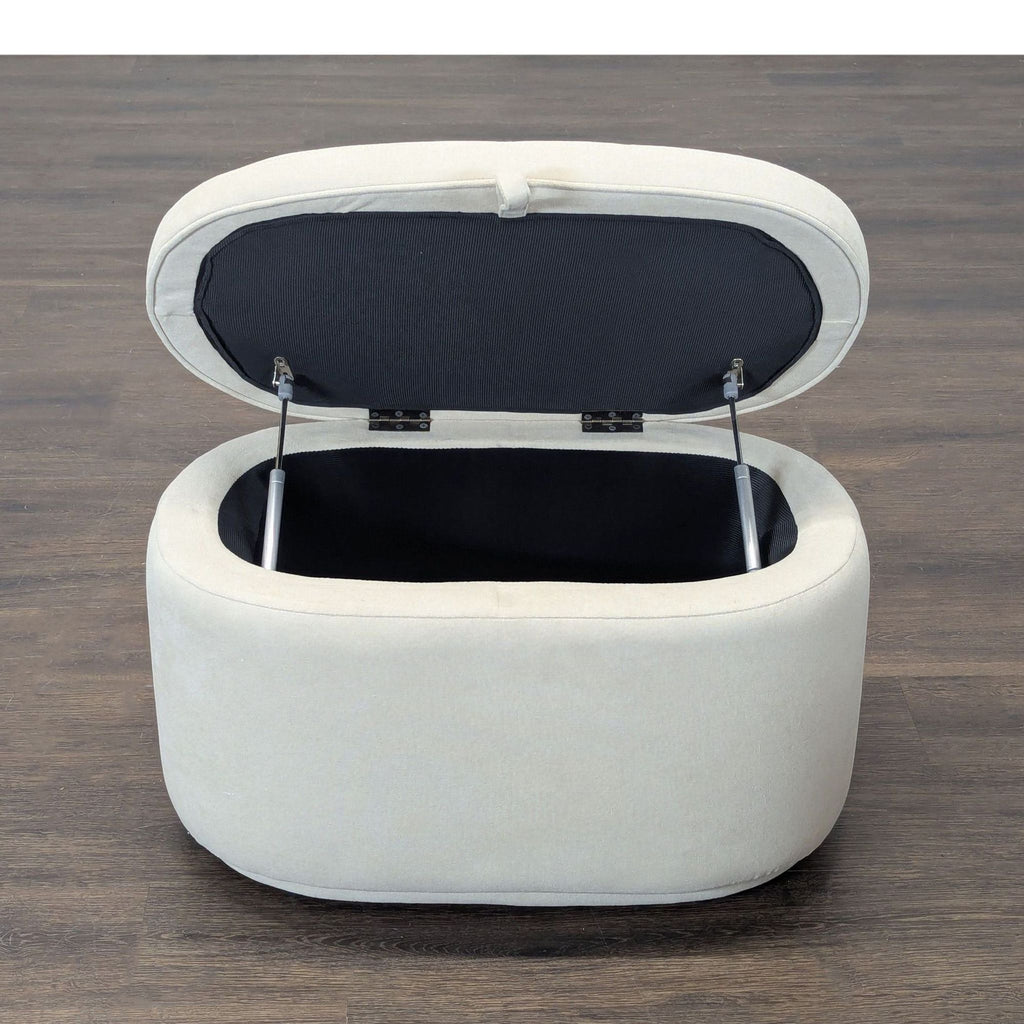 Nurture & Upholstered Oval Storage Ottoman - Accepted Offer (11.76% discount)