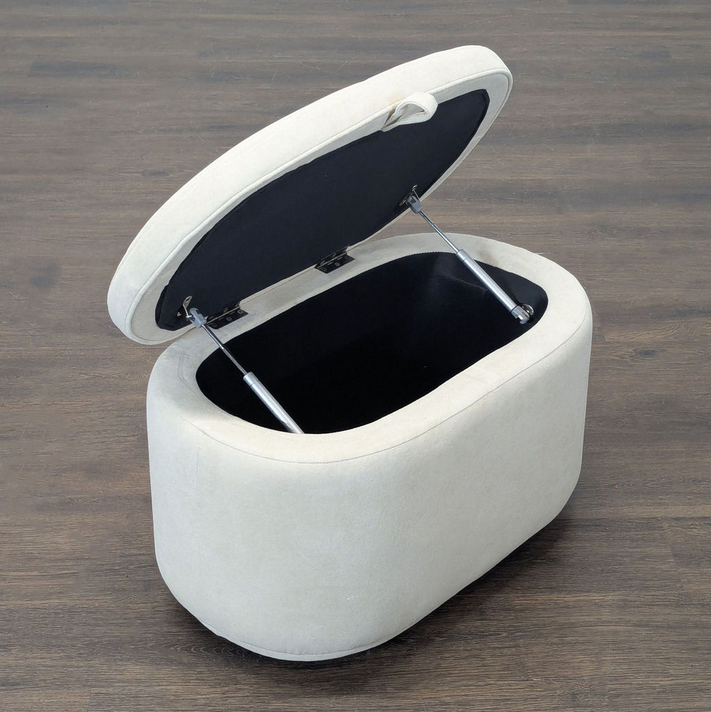 Nurture & Upholstered Oval Storage Ottoman - Accepted Offer (11.76% discount)